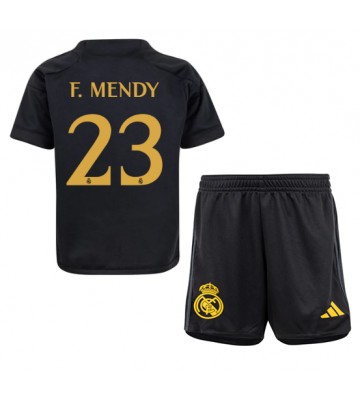 Maillot de foot Real Madrid Ferland Mendy #23 Troisième enfant 2023-24 Manches Courte (+ pantalon court)